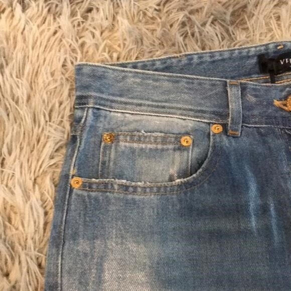 💯 New Authentic VERSACE High-Rise Cotton Jeans size 27 - Picture 9 of 12